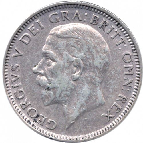 Shilling Obverse Image minted in UNITED KINGDOM in 1926 (1910-36  -  George V)  - The Coin Database