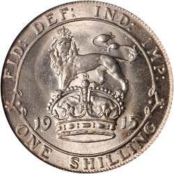 Shilling Reverse Image minted in UNITED KINGDOM in 1915 (1910-36  -  George V)  - The Coin Database