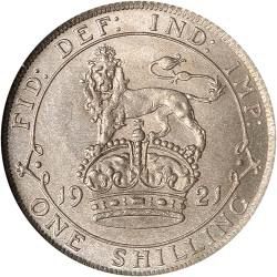 Shilling Reverse Image minted in UNITED KINGDOM in 1921 (1910-36  -  George V)  - The Coin Database