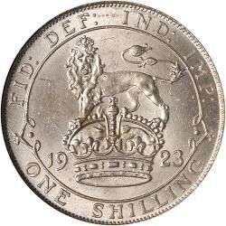 Shilling Reverse Image minted in UNITED KINGDOM in 1923 (1910-36  -  George V)  - The Coin Database