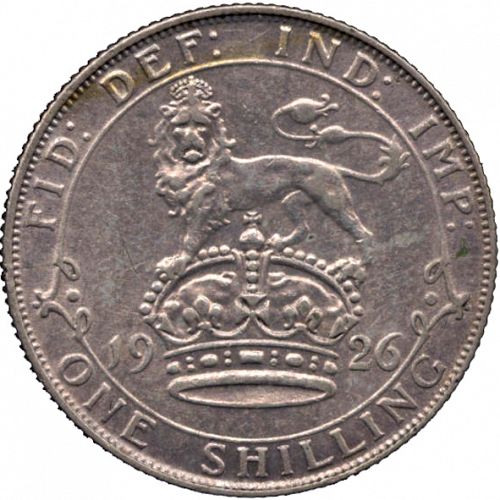 Shilling Reverse Image minted in UNITED KINGDOM in 1926 (1910-36  -  George V)  - The Coin Database