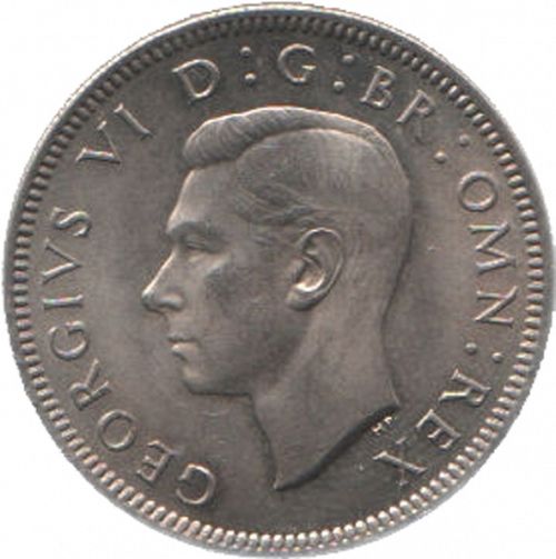 Shilling Obverse Image minted in UNITED KINGDOM in 1950S (1937-52 - George VI)  - The Coin Database