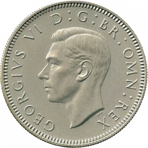 Shilling Obverse Image minted in UNITED KINGDOM in 1951S (1937-52 - George VI)  - The Coin Database
