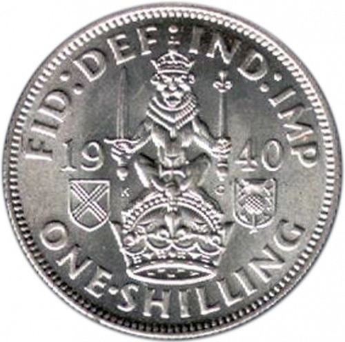 Shilling Reverse Image minted in UNITED KINGDOM in 1940S (1937-52 - George VI)  - The Coin Database