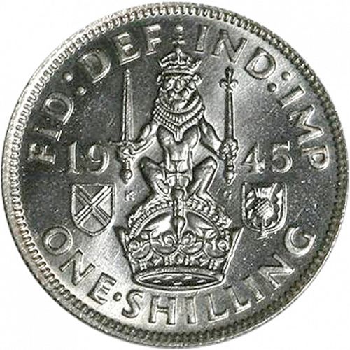 Shilling Reverse Image minted in UNITED KINGDOM in 1945S (1937-52 - George VI)  - The Coin Database