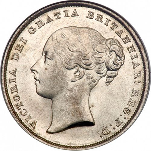 Shilling Obverse Image minted in UNITED KINGDOM in 1839 (1837-01  -  Victoria)  - The Coin Database