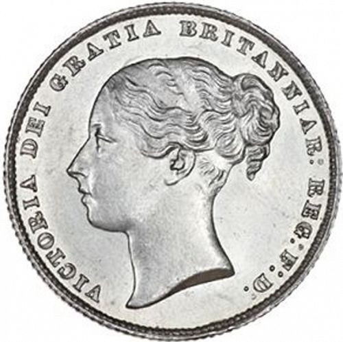Shilling Obverse Image minted in UNITED KINGDOM in 1862 (1837-01  -  Victoria)  - The Coin Database
