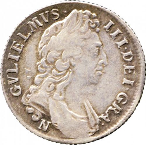 Shilling Obverse Image minted in UNITED KINGDOM in 1696N (1694-01 - William III)  - The Coin Database