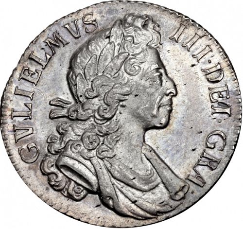Shilling Obverse Image minted in UNITED KINGDOM in 1700 (1694-01 - William III)  - The Coin Database