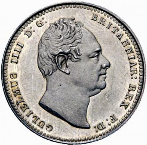 Shilling Obverse Image minted in UNITED KINGDOM in 1831 (1830-37 - William IV)  - The Coin Database