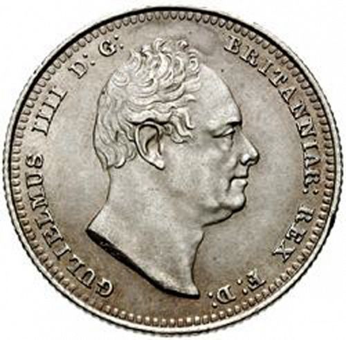 Shilling Obverse Image minted in UNITED KINGDOM in 1834 (1830-37 - William IV)  - The Coin Database