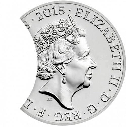 £20 Obverse Image minted in UNITED KINGDOM in 2015 (1971-up  -  Elizabeth II - Decimal Coinage)  - The Coin Database