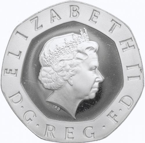 20p Obverse Image minted in UNITED KINGDOM in 2002 (1971-up  -  Elizabeth II - Decimal Coinage)  - The Coin Database
