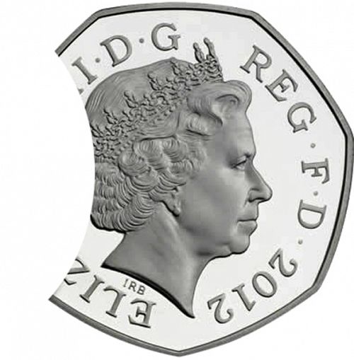 20p Obverse Image minted in UNITED KINGDOM in 2012 (1971-up  -  Elizabeth II - Decimal Coinage)  - The Coin Database