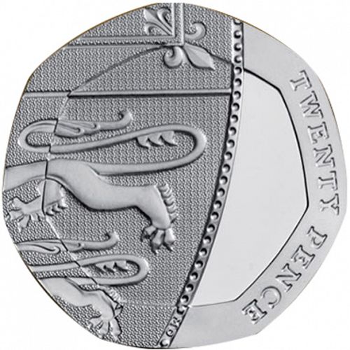 20p Reverse Image minted in UNITED KINGDOM in 2008 (1971-up  -  Elizabeth II - Decimal Coinage)  - The Coin Database