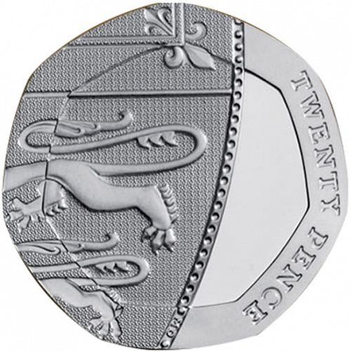 20p Reverse Image minted in UNITED KINGDOM in 2009 (1971-up  -  Elizabeth II - Decimal Coinage)  - The Coin Database