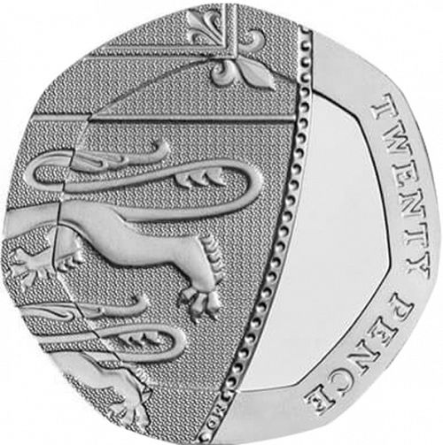 20p Reverse Image minted in UNITED KINGDOM in 2017 (1971-up  -  Elizabeth II - Decimal Coinage)  - The Coin Database