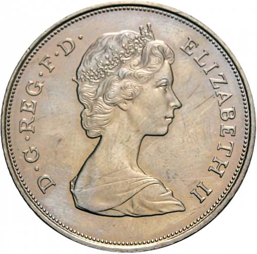25p Obverse Image minted in UNITED KINGDOM in 1980 (1971-up  -  Elizabeth II - Decimal Coinage)  - The Coin Database