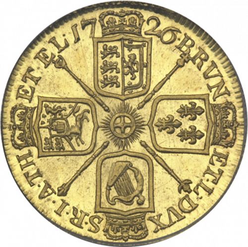 Two Guineas Reverse Image minted in UNITED KINGDOM in 1726 (1714-27 - George I)  - The Coin Database