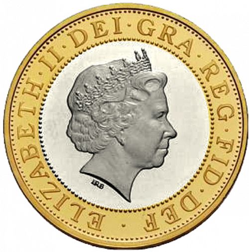 £2 Obverse Image minted in UNITED KINGDOM in 2006 (1971-up  -  Elizabeth II - Decimal Coinage)  - The Coin Database