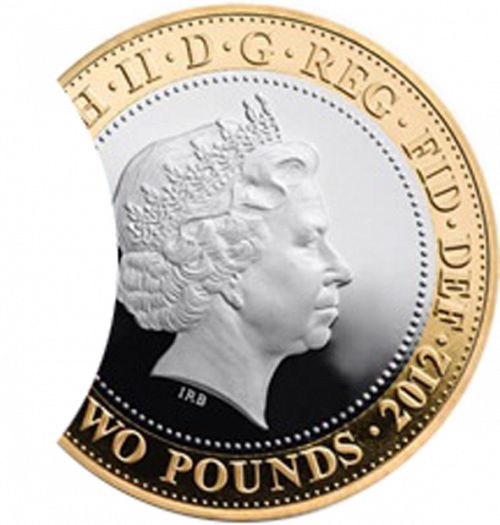 £2 Obverse Image minted in UNITED KINGDOM in 2012 (1971-up  -  Elizabeth II - Decimal Coinage)  - The Coin Database