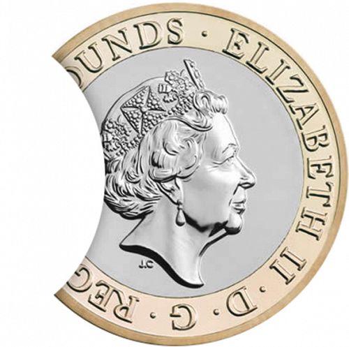 £2 Obverse Image minted in UNITED KINGDOM in 2016 (1971-up  -  Elizabeth II - Decimal Coinage)  - The Coin Database