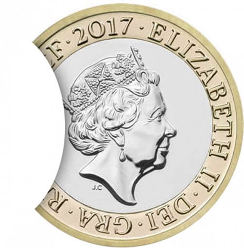 £2 Obverse Image minted in UNITED KINGDOM in 2017 (1971-up  -  Elizabeth II - Decimal Coinage)  - The Coin Database