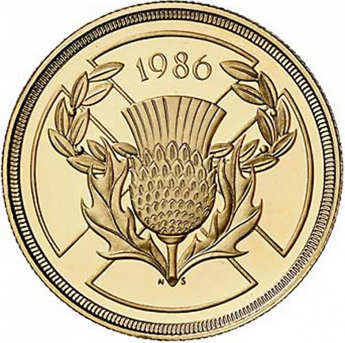 £2 Reverse Image minted in UNITED KINGDOM in 1986 (1971-up  -  Elizabeth II - Decimal Coinage)  - The Coin Database