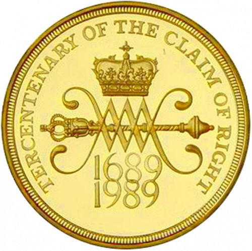 £2 Reverse Image minted in UNITED KINGDOM in 1989 (1971-up  -  Elizabeth II - Decimal Coinage)  - The Coin Database