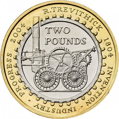 £2 Reverse Image minted in UNITED KINGDOM in 2004 (1971-up  -  Elizabeth II - Decimal Coinage)  - The Coin Database