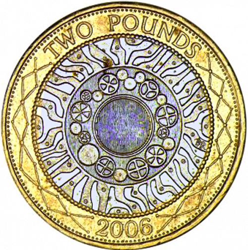 £2 Reverse Image minted in UNITED KINGDOM in 2006 (1971-up  -  Elizabeth II - Decimal Coinage)  - The Coin Database