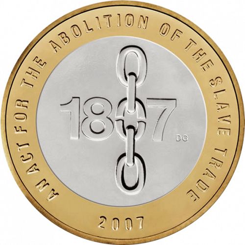 £2 Reverse Image minted in UNITED KINGDOM in 2007 (1971-up  -  Elizabeth II - Decimal Coinage)  - The Coin Database