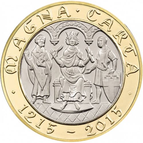 £2 Reverse Image minted in UNITED KINGDOM in 2015 (1971-up  -  Elizabeth II - Decimal Coinage)  - The Coin Database