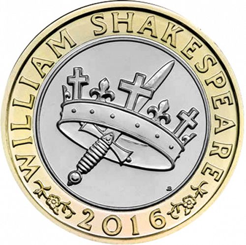£2 Reverse Image minted in UNITED KINGDOM in 2016 (1971-up  -  Elizabeth II - Decimal Coinage)  - The Coin Database