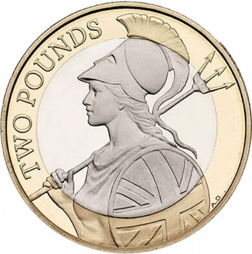 £2 Reverse Image minted in UNITED KINGDOM in 2017 (1971-up  -  Elizabeth II - Decimal Coinage)  - The Coin Database