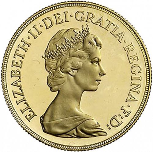 Two Pounds Obverse Image minted in UNITED KINGDOM in 1983 (1953-up  -  Elizabeth II - Sovereign)  - The Coin Database