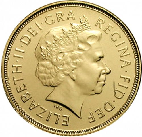 Two Pounds Obverse Image minted in UNITED KINGDOM in 2005 (1953-up  -  Elizabeth II - Sovereign)  - The Coin Database