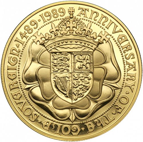 Two Pounds Reverse Image minted in UNITED KINGDOM in 1989 (1953-up  -  Elizabeth II - Sovereign)  - The Coin Database