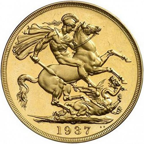 Two Pounds Reverse Image minted in UNITED KINGDOM in 1937 (1937-52 - George VI)  - The Coin Database