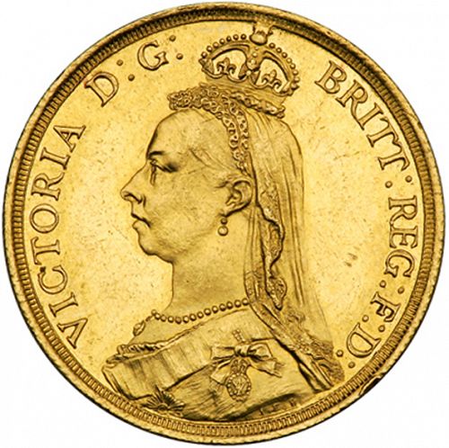 Two Pounds Obverse Image minted in UNITED KINGDOM in 1887 (1837-01  -  Victoria)  - The Coin Database