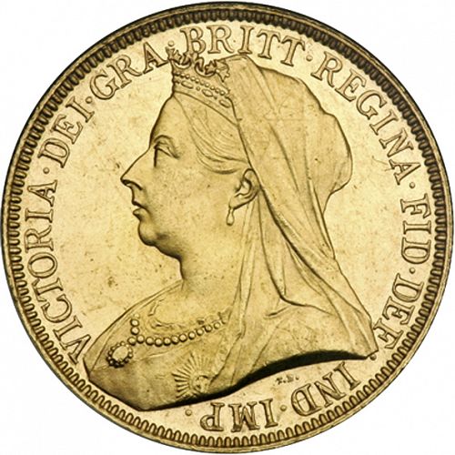Two Pounds Obverse Image minted in UNITED KINGDOM in 1893 (1837-01  -  Victoria)  - The Coin Database