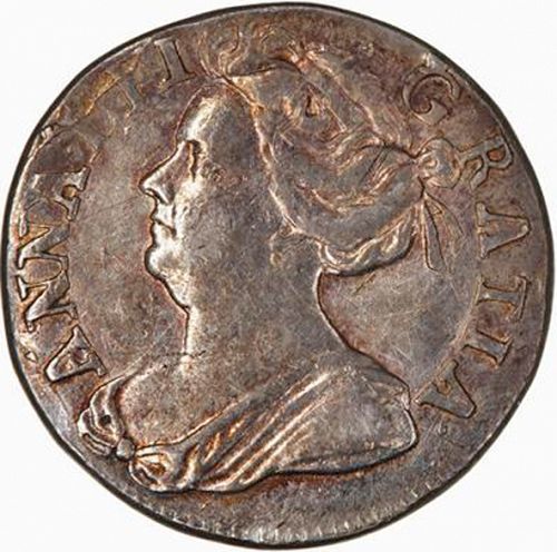 Twopence Obverse Image minted in UNITED KINGDOM in 1706 (1701-14 - Anne)  - The Coin Database
