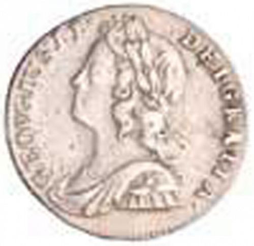 Twopence Obverse Image minted in UNITED KINGDOM in 1735 (1727-60 - George II)  - The Coin Database