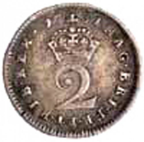 Twopence Reverse Image minted in UNITED KINGDOM in 1731 (1727-60 - George II)  - The Coin Database