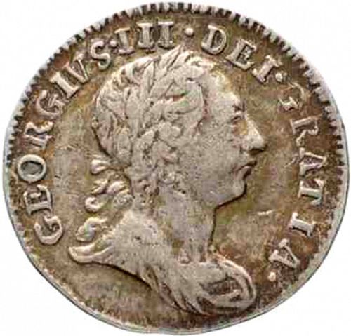 Twopence Obverse Image minted in UNITED KINGDOM in 1786 (1760-20 - George III)  - The Coin Database