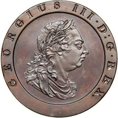 Twopence Obverse Image minted in UNITED KINGDOM in 1797 (1760-20 - George III)  - The Coin Database