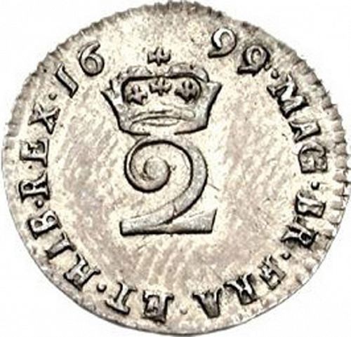 Twopence Reverse Image minted in UNITED KINGDOM in 1699 (1694-01 - William III)  - The Coin Database