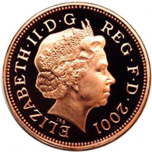 2p Obverse Image minted in UNITED KINGDOM in 2001 (1971-up  -  Elizabeth II - Decimal Coinage)  - The Coin Database