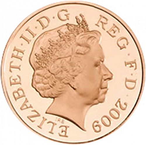 2p Obverse Image minted in UNITED KINGDOM in 2009 (1971-up  -  Elizabeth II - Decimal Coinage)  - The Coin Database