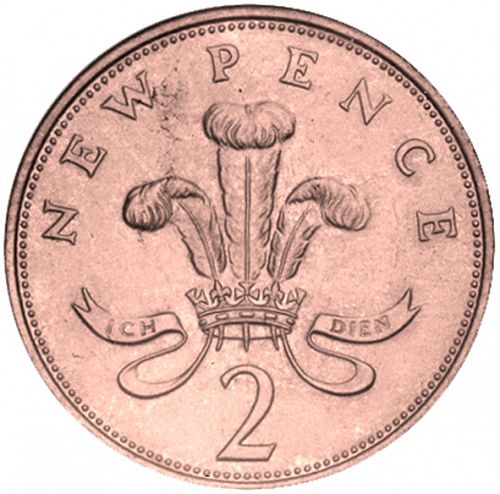 2p Reverse Image minted in UNITED KINGDOM in 1976 (1971-up  -  Elizabeth II - Decimal Coinage)  - The Coin Database